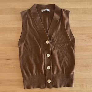 NWOT Everlane cotton merino sweater vest